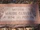 Maude Bare Glover Headstone