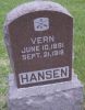 Vern H. Hansen Headstone