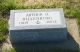 Arthur O. Hillenburg Headstone 