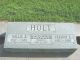 Vernon E. Holt and Nellie Burnett Headstone