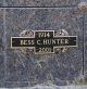 Bess Catherine Slauson Hunter Headstone
