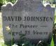 David Johnston Headstone
