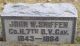 John Wesley Sniffen Headstone
