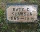 Kate Carney Slawson Headstone