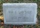 William F. Lawther Headstone