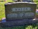 Clifton Jay Mason and Elsie M. Morgan Headstone