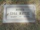 Cornelia 'Cora' Slawson Mattox Headstone