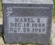 Mabel E. Moses Hansen Headstone
