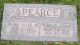 Thomas Joseph Pearce and Mary Alice Davenport Headstone