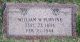 William Wesley Purvine Headstone