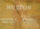 Raymond Hutton and Mildred Hardick Headstone