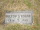 Wilton Glen Rogne Headstone