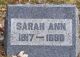 Sarah Ann BROWN