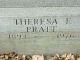 Theresa Etzel Pratt Headstone
