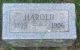 Harold Tintle Headstone