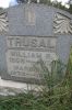 William R. Trusal and Maggie Mina Johnston Headstone