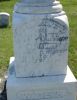 Josiah Newell West and Sarah Lilly Headstone