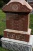 Rene E. Weston and Louise Fillmore Headstone