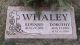 Edward G. Whaley and Dorothy Tuttle Headstone