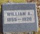 William Alvin Sniffen Headstone